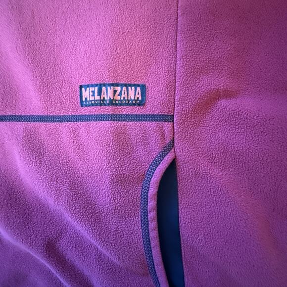 Melanzana Men's XL Wind Pro Fleece Hoodie Red Layer Ski Mountains Gorpcore EUC - Picture 8 of 9